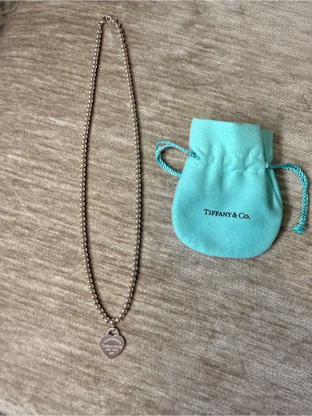Return to Tiffany beaded necklace